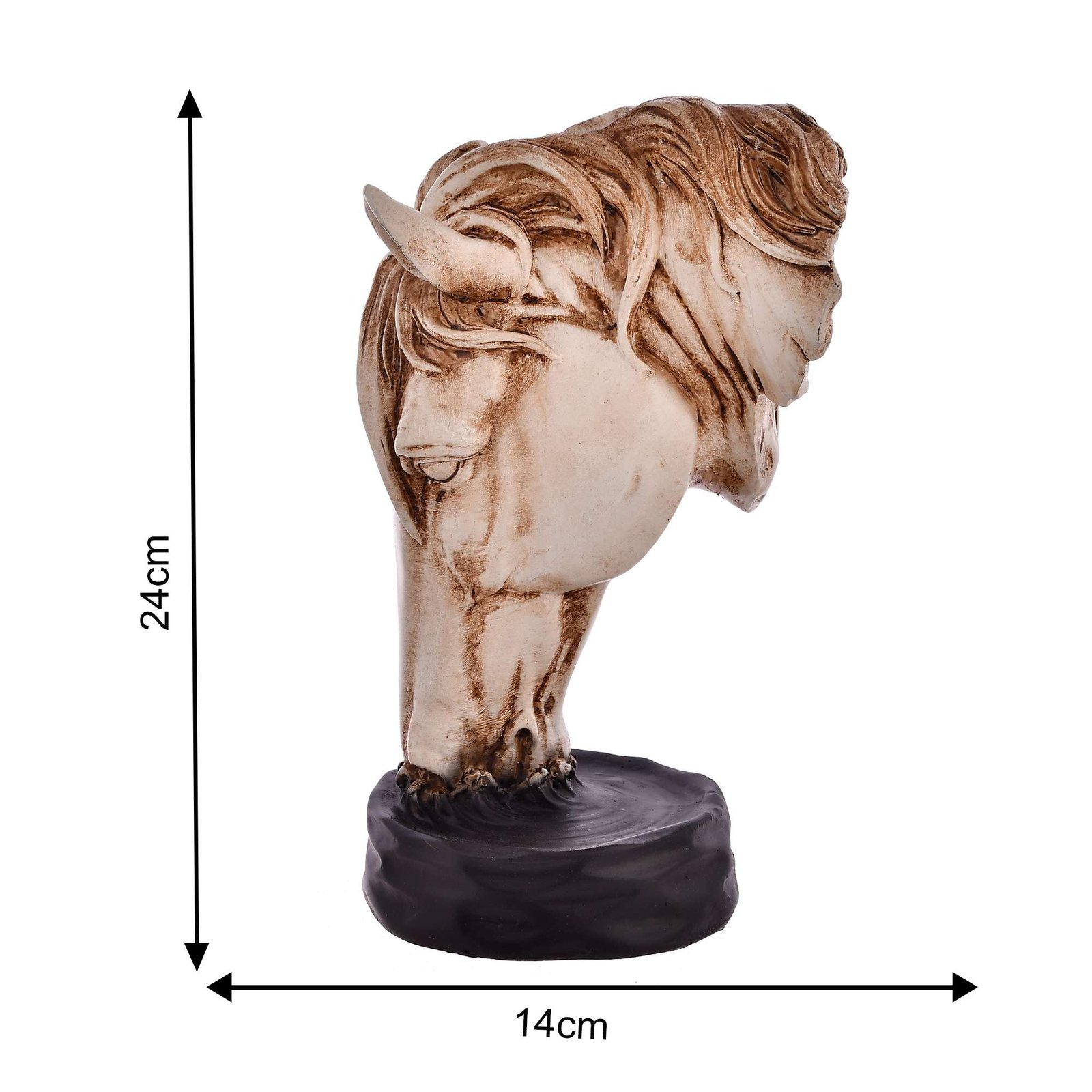 Horse Face Antique Sculpture - Image 4